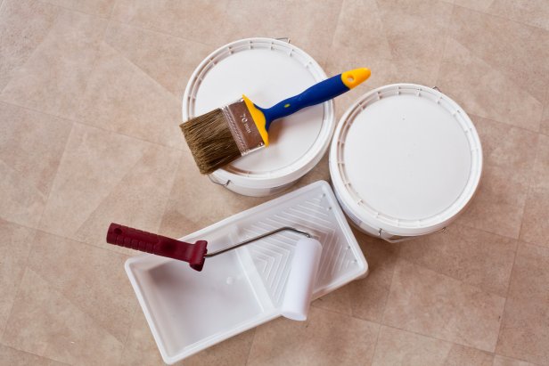 use epoxy paint for painting a tile backsplash