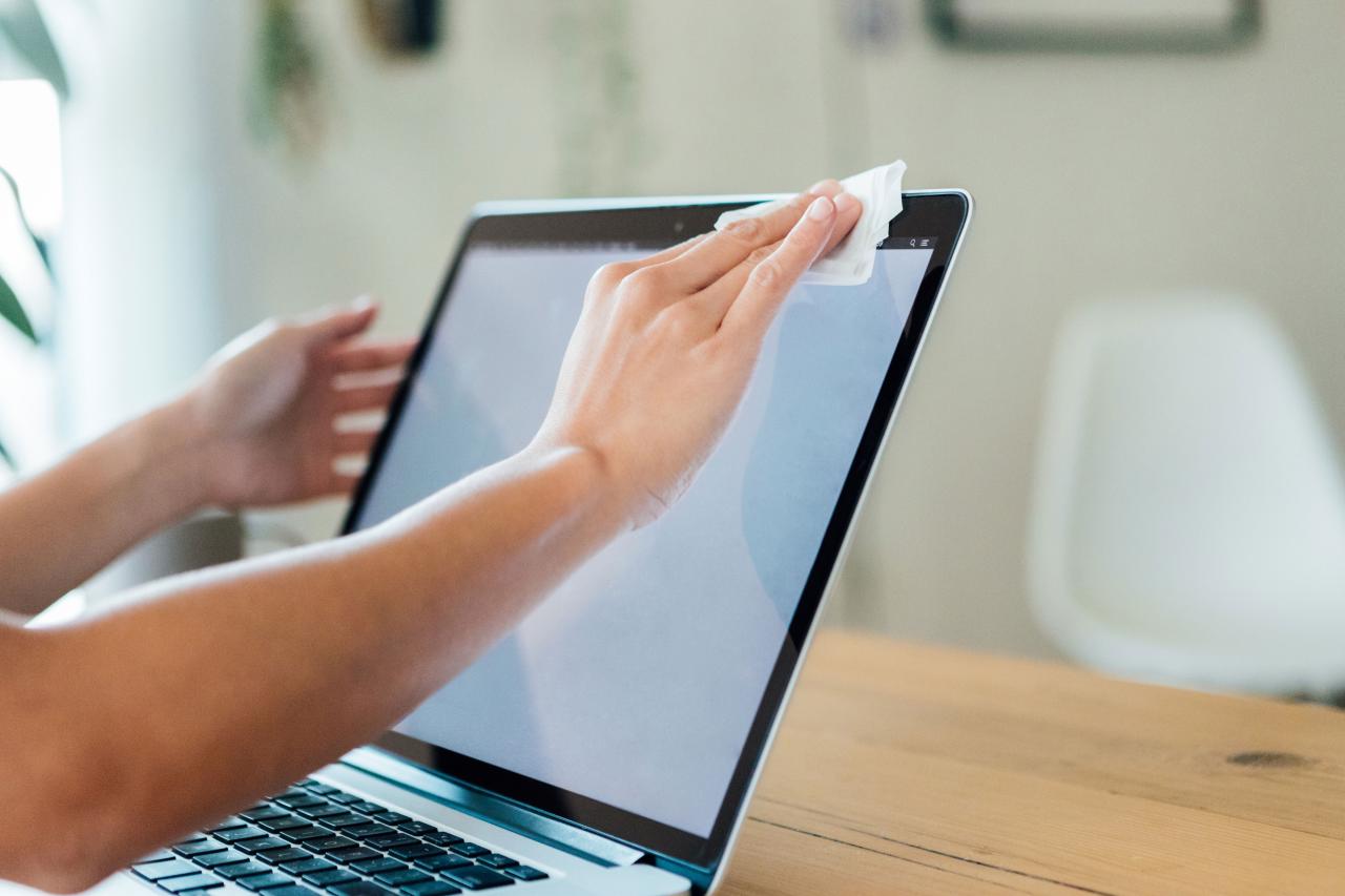 How to Clean a Computer Screen or Laptop Screen  HGTV