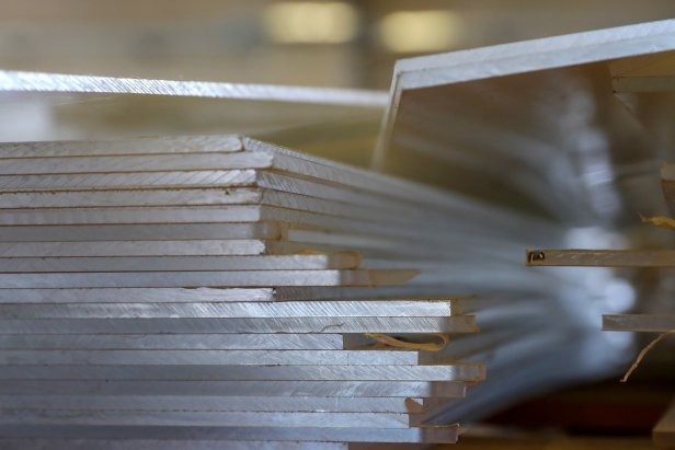 Sheets of plexiglass in Italy. Photographer: Alessia Pierdomenico/Bloom