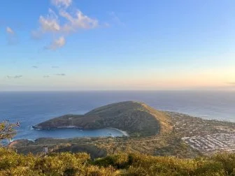 Aerial Views of Hawaii from Koko Crater, Oahu, HI