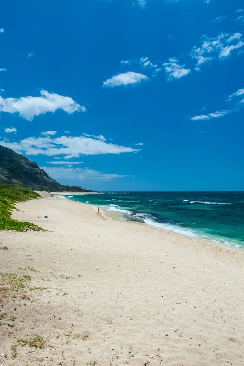 Hawaii, Oahu, North Shore, Mokuleia Beach Park