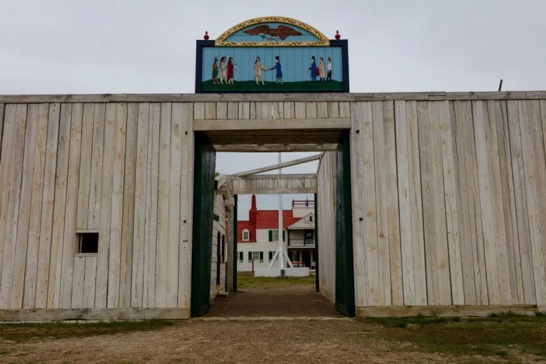 Fort Union Trading Post near confluence of the Missouri and Yellowstone River, Williston, North Dakota. (Photo by: Visions of America/Education Images/Universal Images Group via Getty Images)