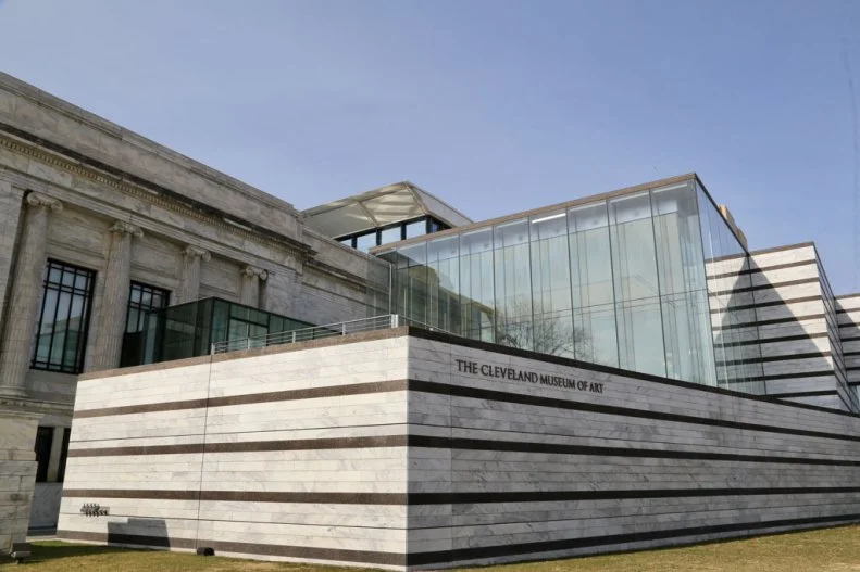 Cleveland, Ohio, USA - April 11: Cleveland Art Museum building located in the University Square arts neighborhood
