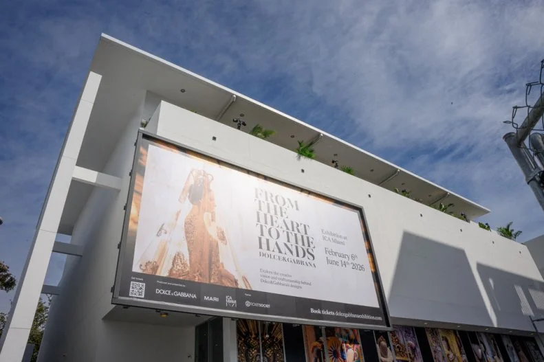 MIAMI, FLORIDA - FEBRUARY 05: Heart To The Hands: Dolce&Gabbana Exhibit at Institute of Contemporary Art, Miami on February 05, 2026 in Miami, Florida. (Photo by Ivan Apfel/Getty Images)