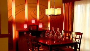 Decorating With Orange Hgtv Warm Orange Living Dining Room 02 15