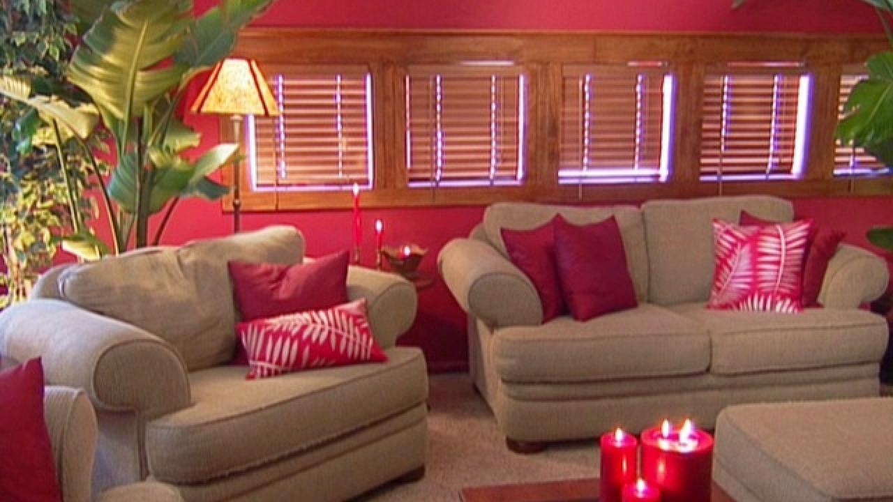 Red Living Room
