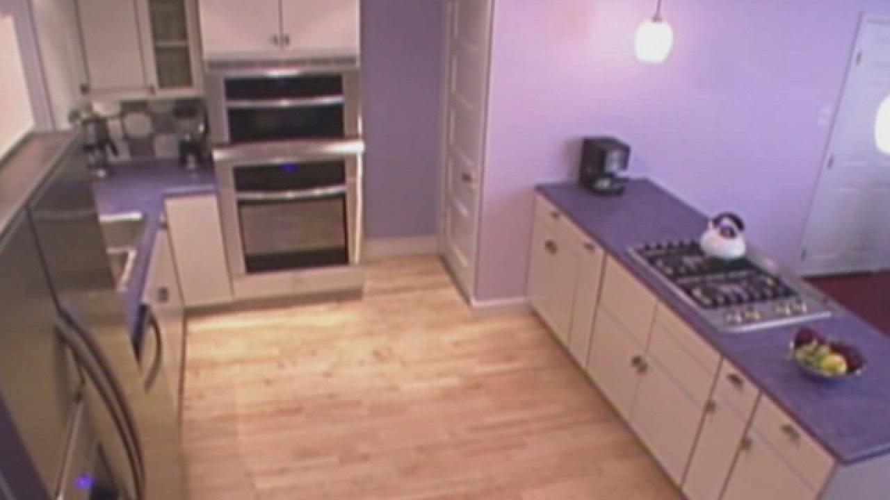 Brighten Kitchen With Purple
