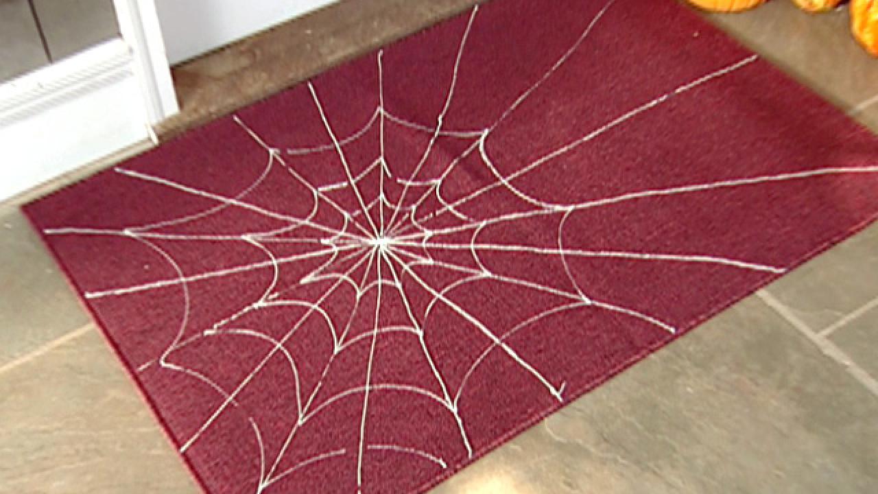 Spider Web Rug Welcome Mat