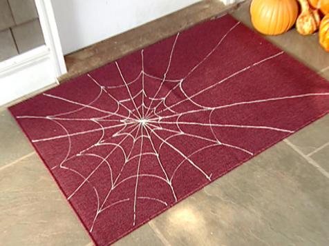 Spider Web Rug Welcome Mat