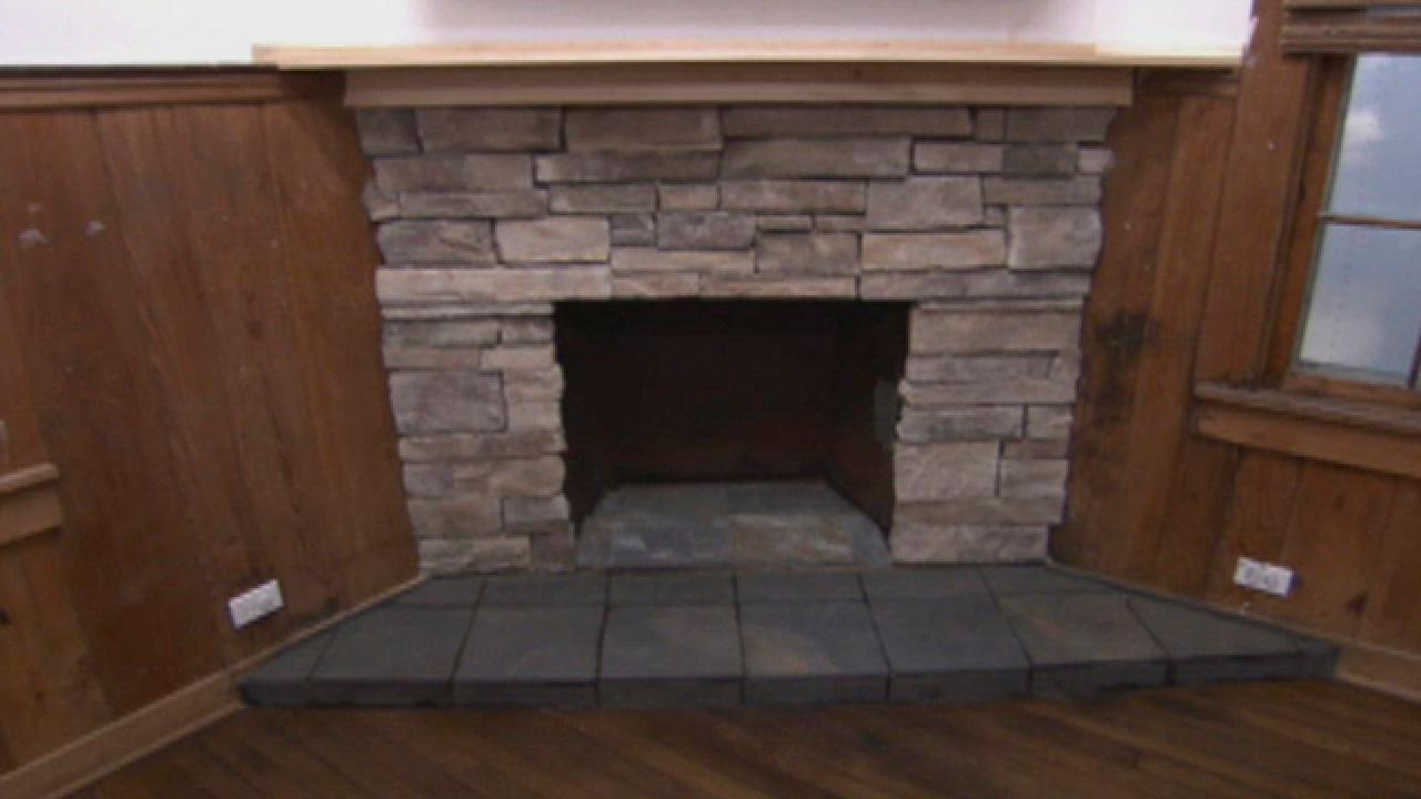 How to Build a Cultured Stone Fireplace Surround