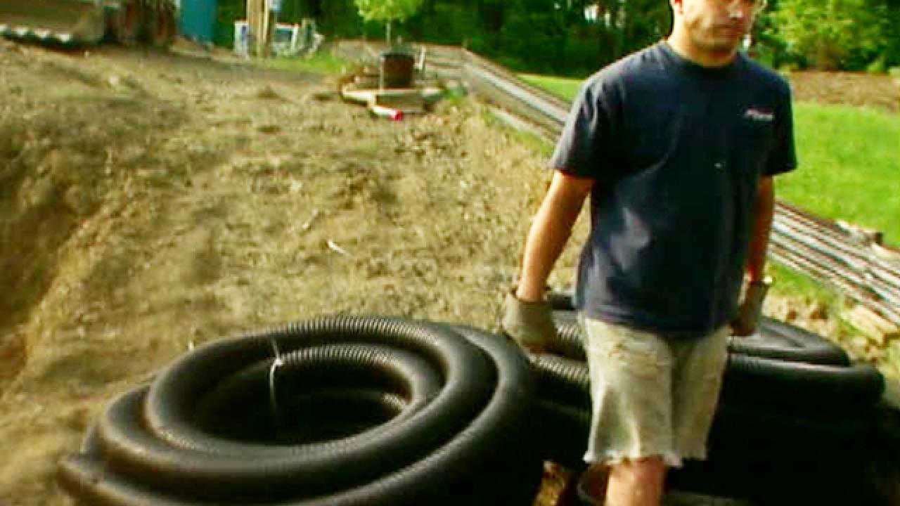 Installing French Drains