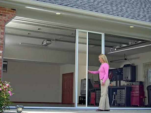 Screen Door For Your Garage Opening Video Hgtv Screen Door For Your Garage Opening Video Hgtv
