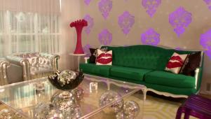 "Glammy Chic" Living Room