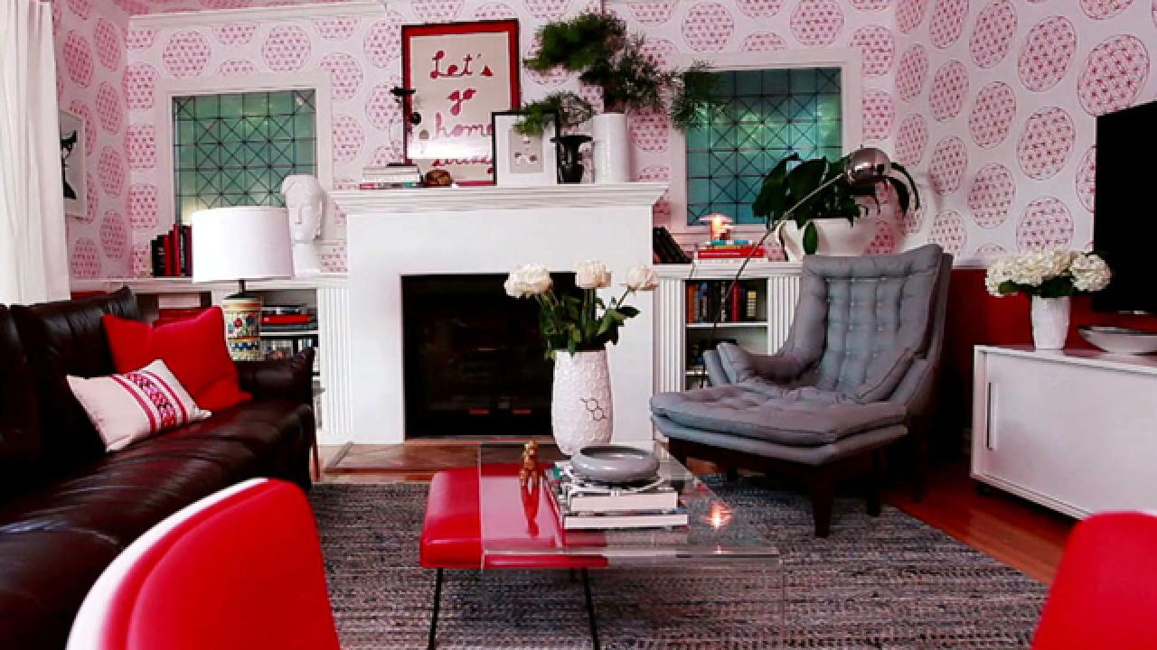 Eclectic, Artsy Living Room