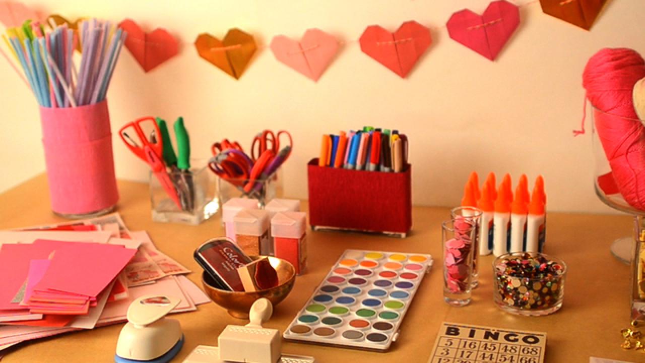 Host a Valentine's Day Card-Making Party