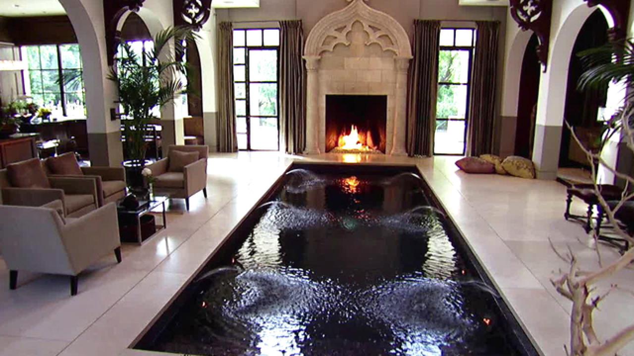 Mansion Surrounds Indoor Pool