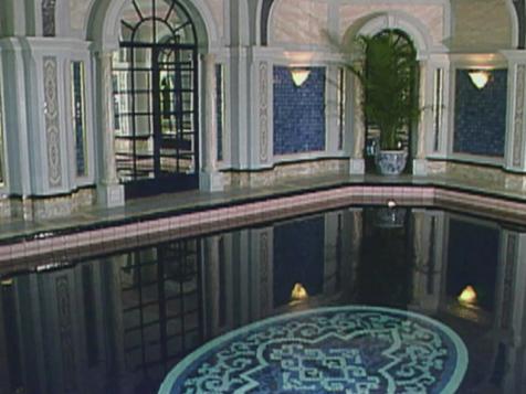 Romantic European-Style Pool
