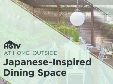 Japanese Style Outdoor Dining Room