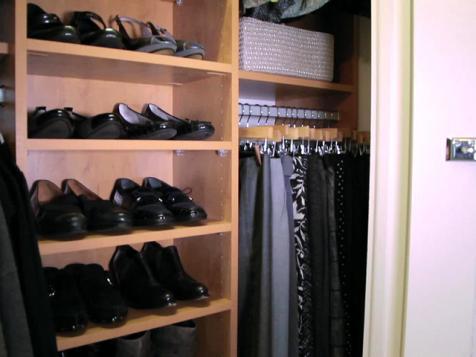 Organizing a Reach-In Closet