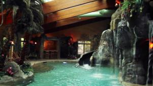 Tropical Mayan-Themed Pool