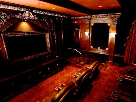 Opulent Home Theater Room