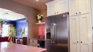 Unified Pink-Kissed Kitchen