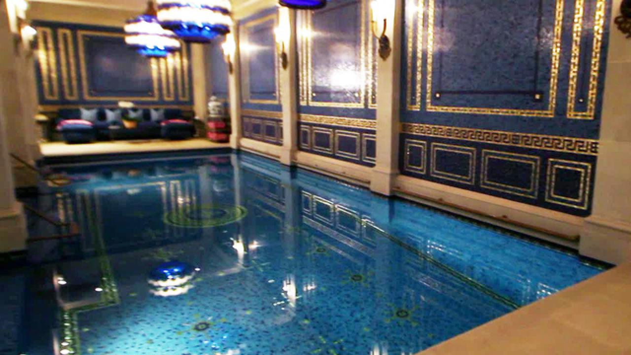 Million Dollar Rooms Indoor Basement Pool and Spa