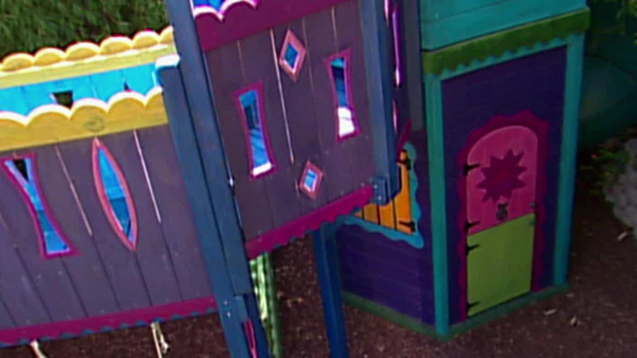 Colorful Playhouse for Girls