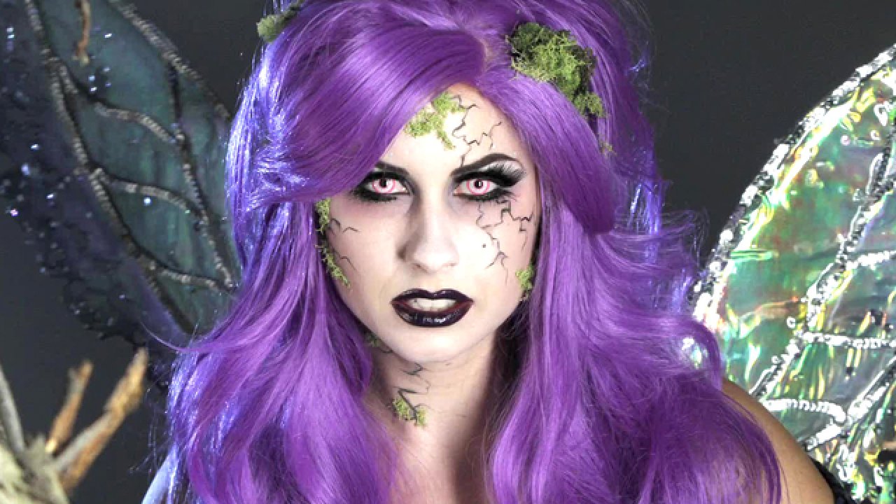 Dark Fairy Halloween Makeup