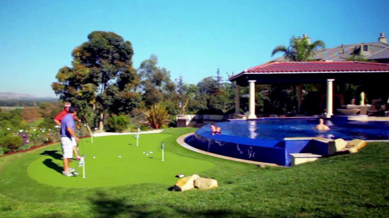 Family Golf-and-Pool-Time Fun