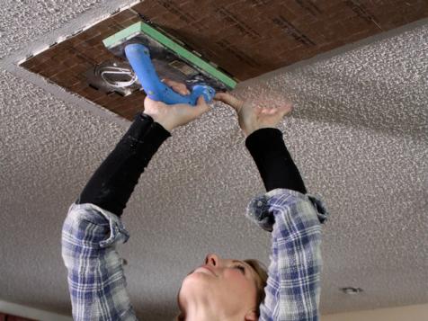 Removing a Popcorn Ceiling