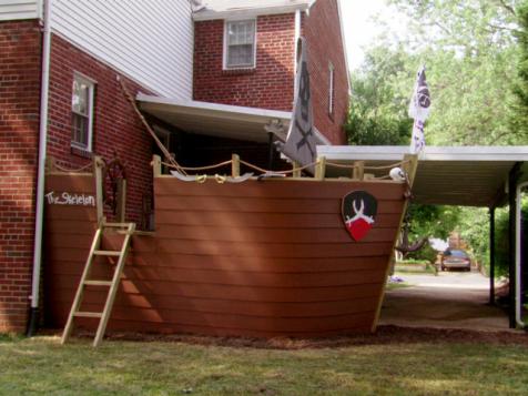 Backyard Pirate Playhouse