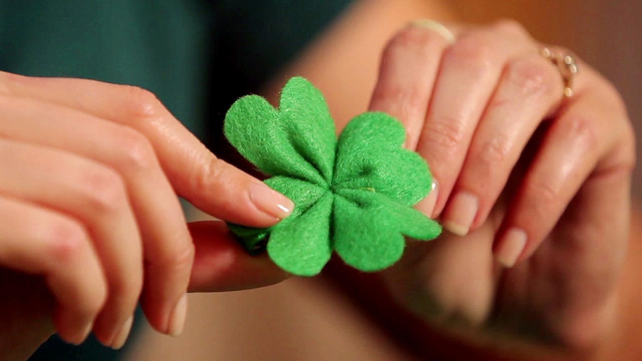 DIY Felt Shamrock