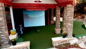 Backyard Redo Includes Golf