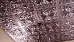 Install a Faux Tin Ceiling
