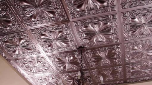 How To Install Tin Ceiling Tile Hgtv