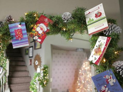 Displaying Holiday Cards