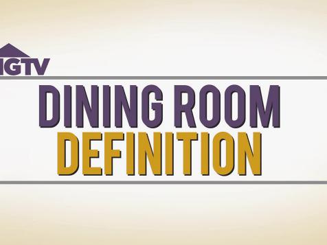 Dining Room Definition