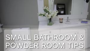 Small Bathroom Design Tips