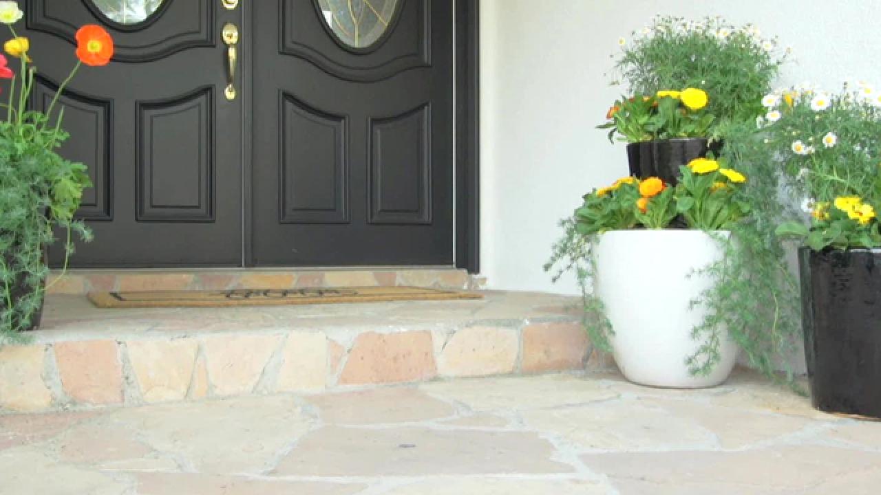 Modern-Style Pots for Entryway