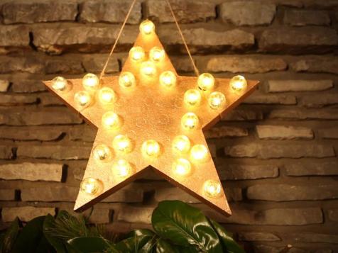 Hanging Lighted Star