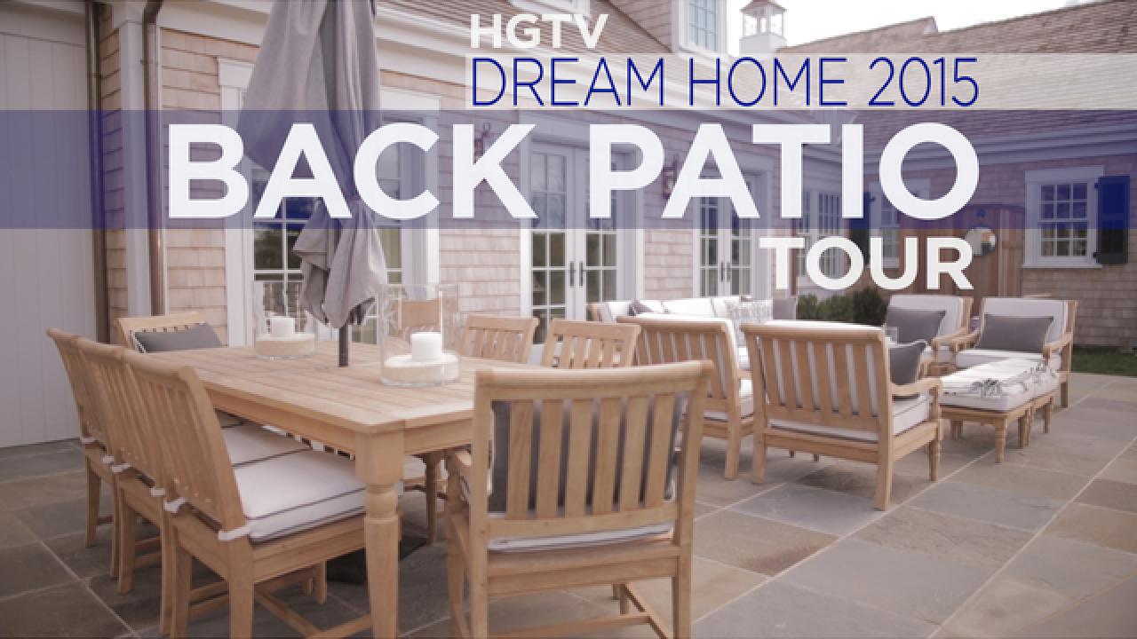 Tour the HGTV Dream Home 2015 Back Patio