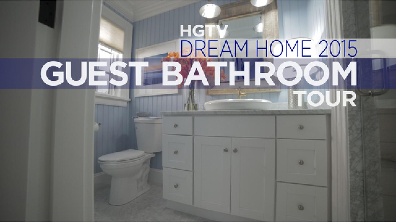 HGTV Dream Home 2015 Guest Bathroom Tour