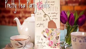 Make DIY Tea-Party Invitations