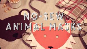 DIY No-Sew Felt Animal Masks