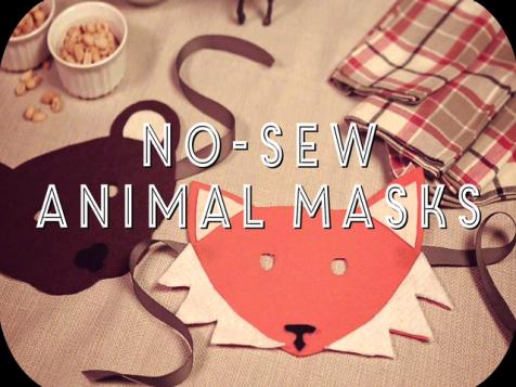 DIY No-Sew Felt Animal Masks