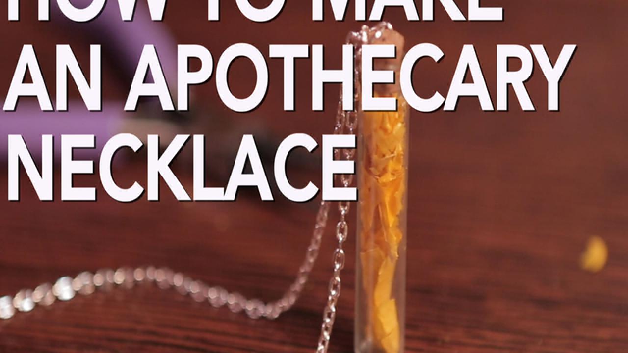 DIY Apothecary-Bottle Necklace