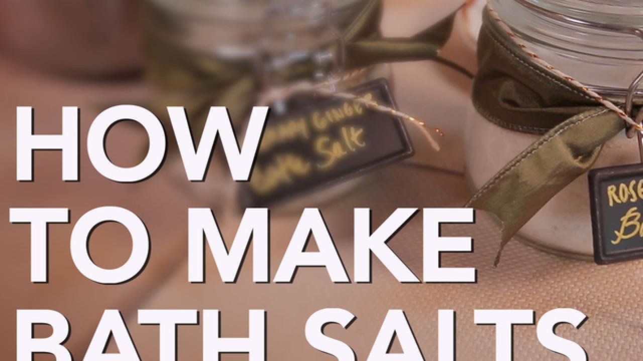 Homemade Scented Bath Salts