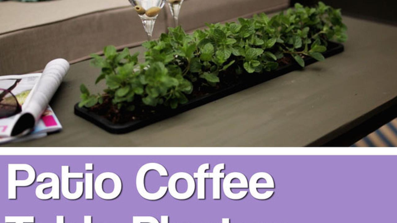 Herb Planter Coffee Table
