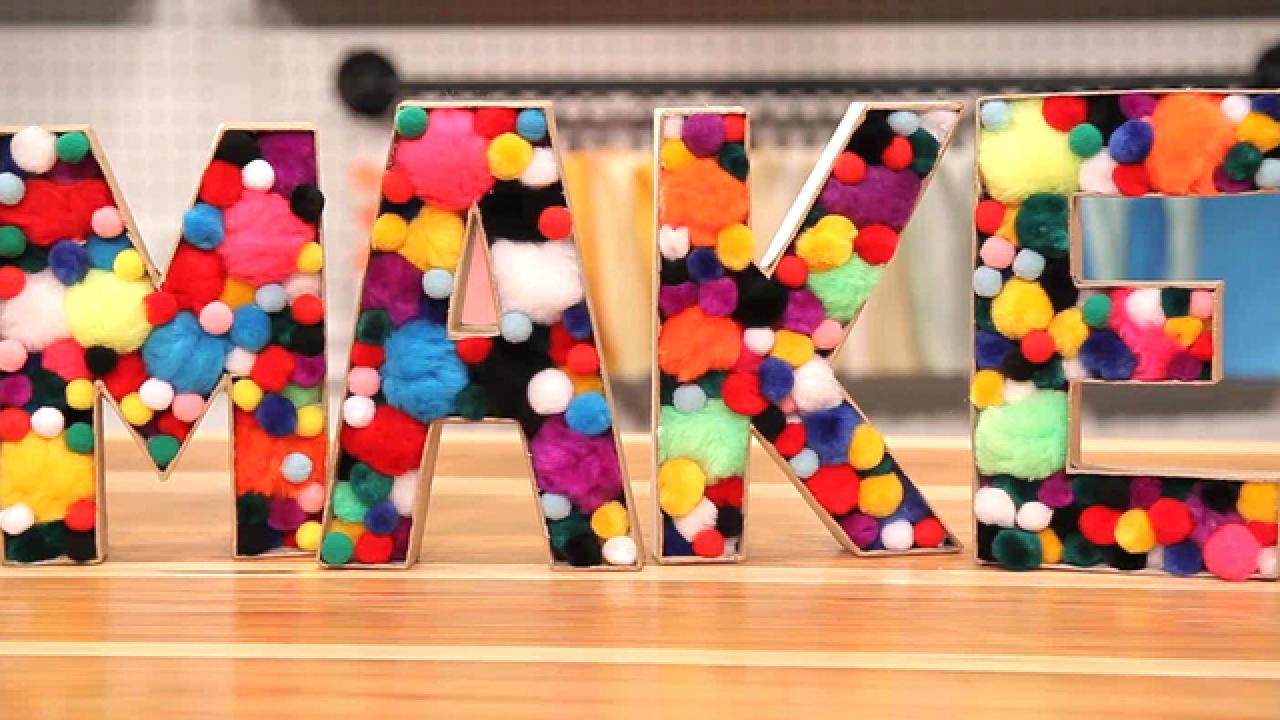 Pom-Pom Banner and Letters